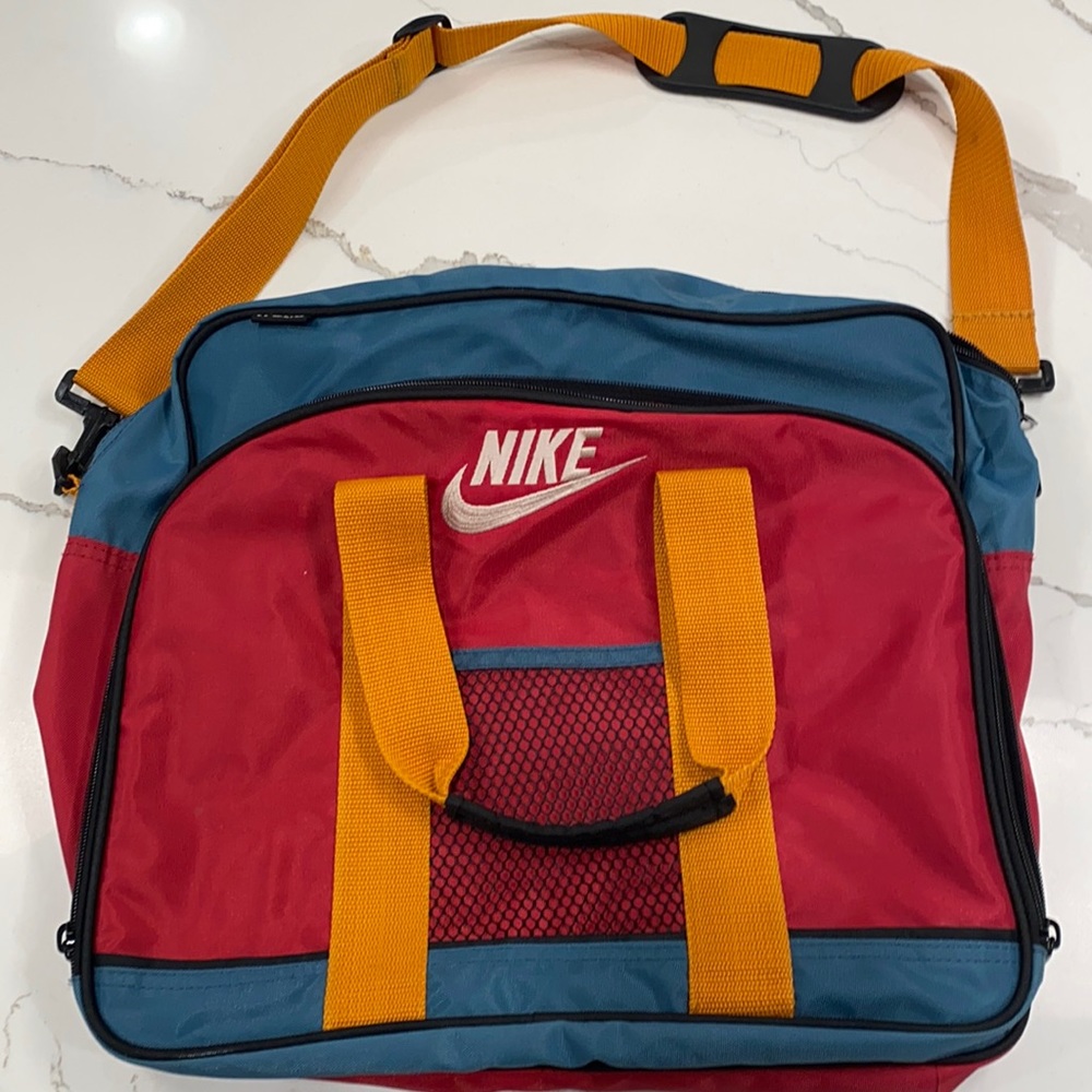 Vintage Nike Colorblock Computer Bag